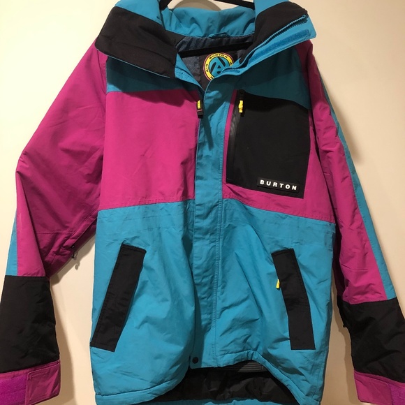 teal pink jacket